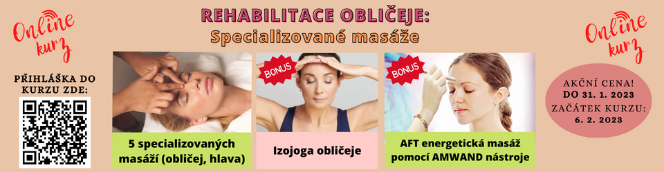 Rehabilitace obličeje - online kurz_banner